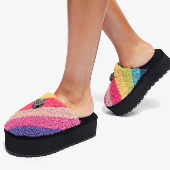 New 🌈Kurt Geiger London KENSINGTON FLATFORM SLIPPER - Picture 1 of 1